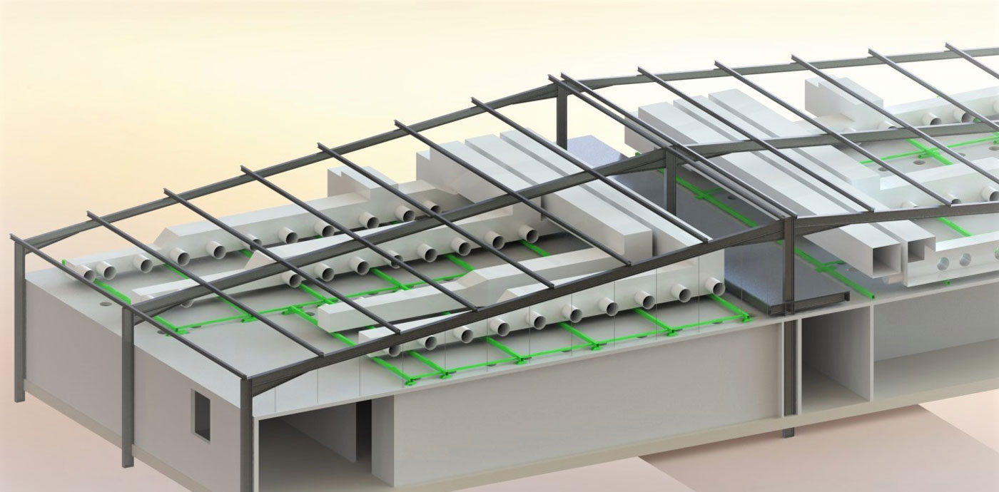 Intégration CVC dans bâtiment