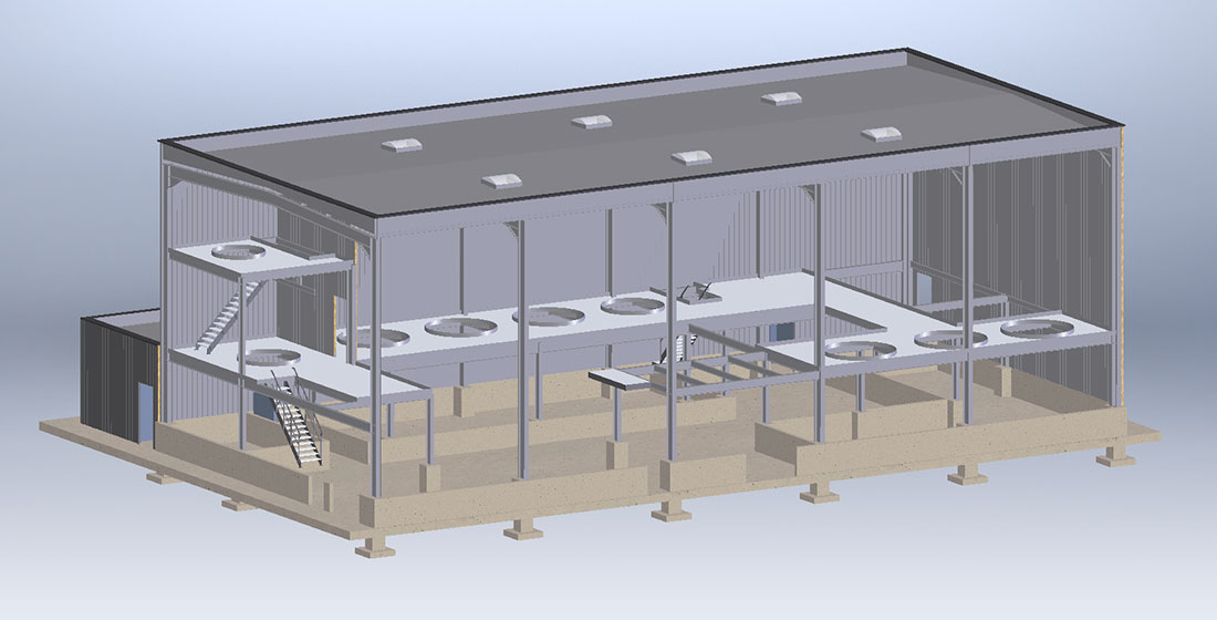Construction d'un hall - 5